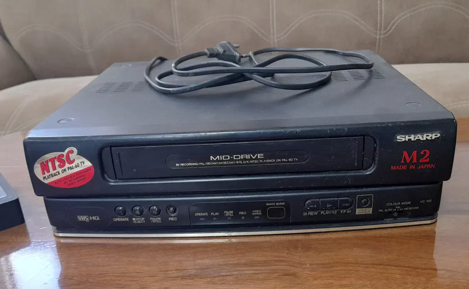 ویدئو vhs شارپ|پخشکننده DVD و ویدیو|بیرجند, |دیوار