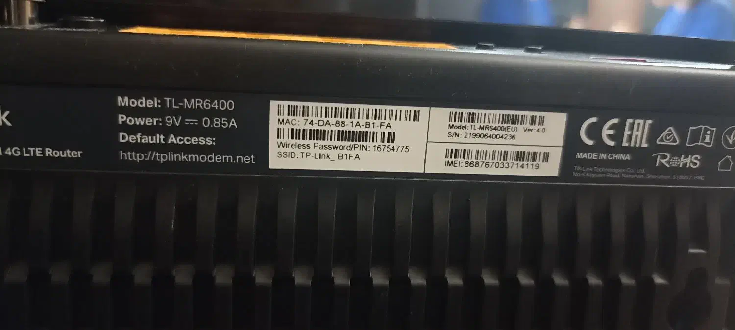 مودم tplink.mr400|مودم و تجهیزات شبکه|محمدشهر, هزار واحدی|دیوار