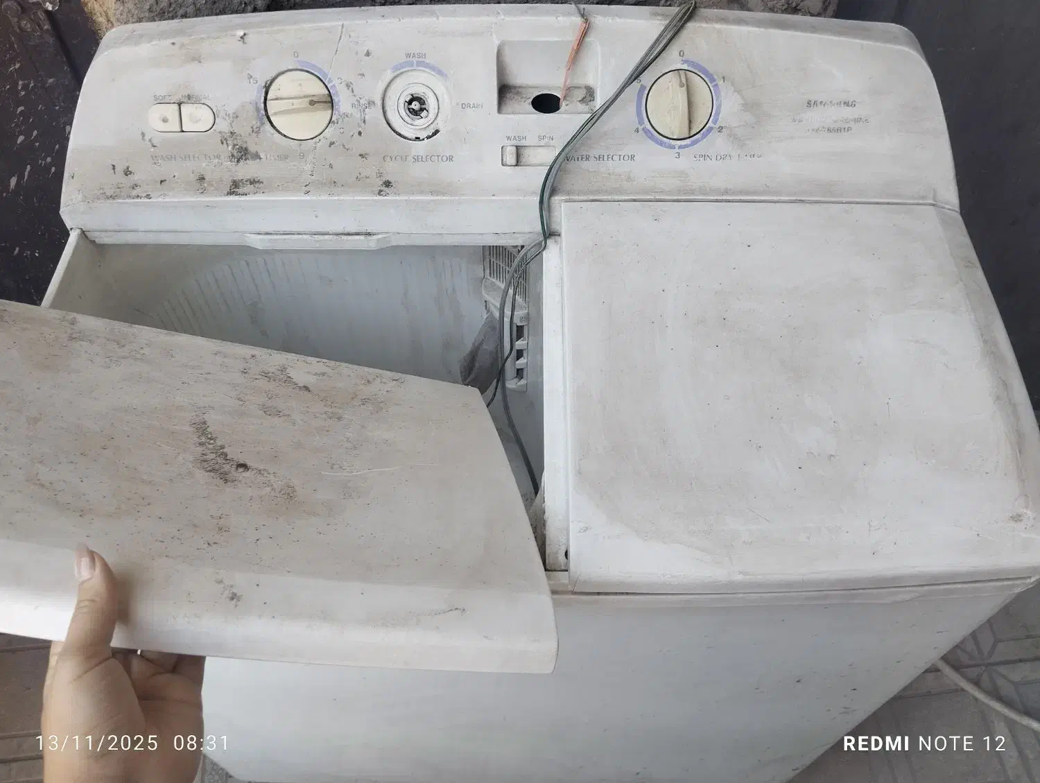 کهنه شور درحد نو سامسونگ|ماشین لباسشویی و خشککن لباس|کرمان, |دیوار