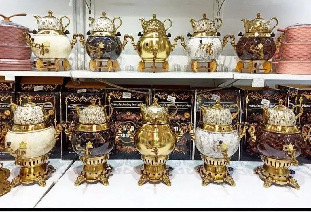 کف بازار قوری کتری  چای ساز سماور طرح سنگ چایساز|قوری، کتری، قهوه‌ساز دستی|مشهد, طلاب|دیوار