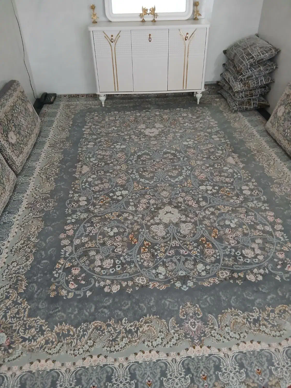 فرش ۹متری باغ بهشت|فرش|قم, نیروگاه|دیوار