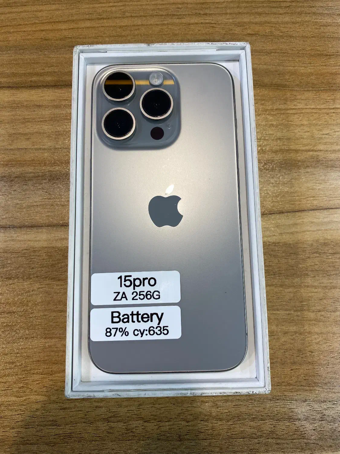 ایفون۱۵پرو ۲۵۶zaa|موبایل|تهران, شیخ هادی|دیوار