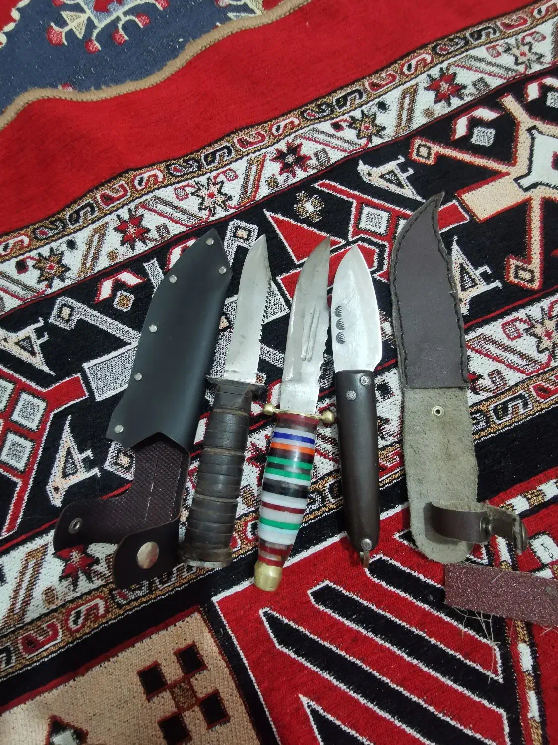 سه عدد چاقو آنتیک قدمت دار|کلکسیون اشیاء عتیقه|اهر, |دیوار