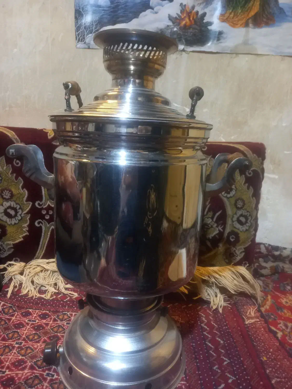 سماور گازی برنجی ۲۰ لیتری|سماور، چایساز، قهوهساز|رباطکریم, الارد|دیوار