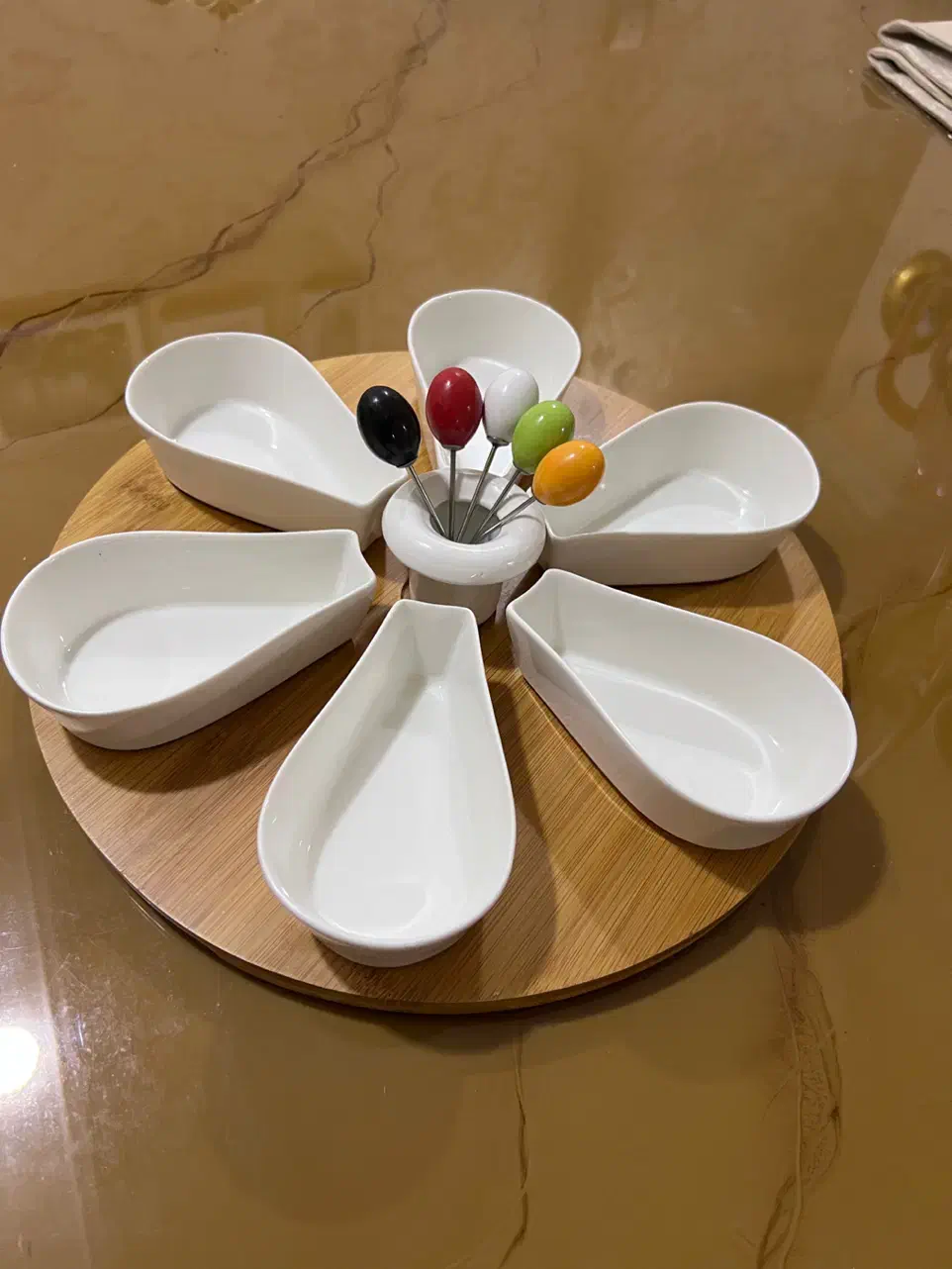 ست کفگیر ملاقه ، اردو خورب و ظرف پذیرایی سه طبقه|ظروف سرو و پذیرایی|تهران, استقلال|دیوار