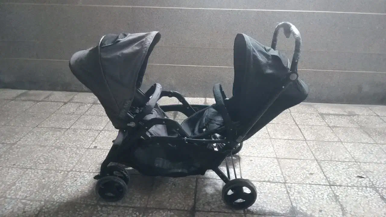 کالسکه دوقلو jeoby اصل|کالسکه و لوازم جانبی|ری, دیلمان|دیوار