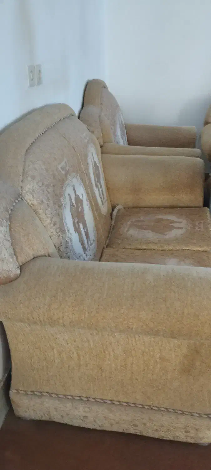 مبل راحتی کارکرده ۷نفره|مبلمان خانگی و میز عسلی|خمین, |دیوار