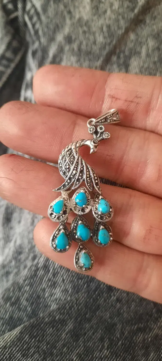 گردنبند فیروزه نیشابور|جواهرات|تهران, شهرک رضویه|دیوار