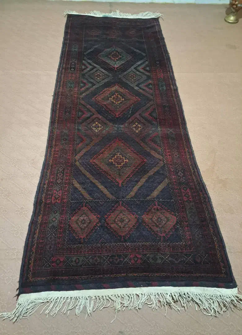 قالیچه پشمی نو نو|گلیم، جاجیم، گبه|زاهدان, |دیوار