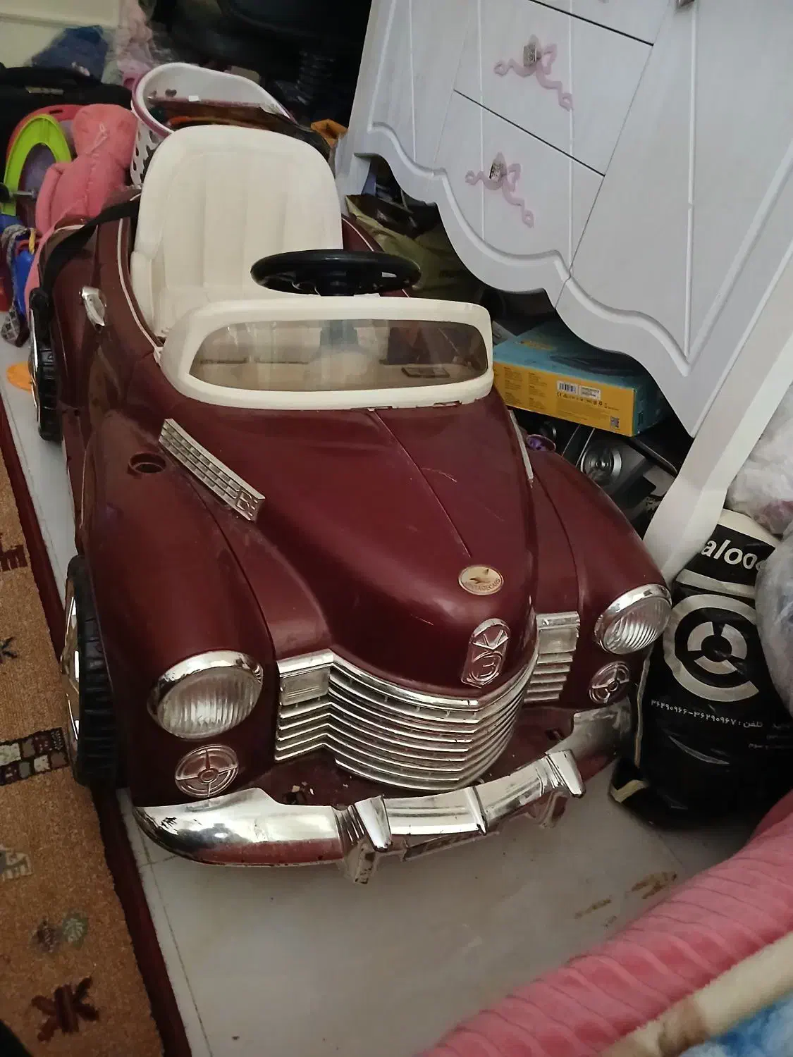 ماشین شارژی کودک|اسباب‌بازی بچه|شاهین‌شهر, خانه کارگر|دیوار