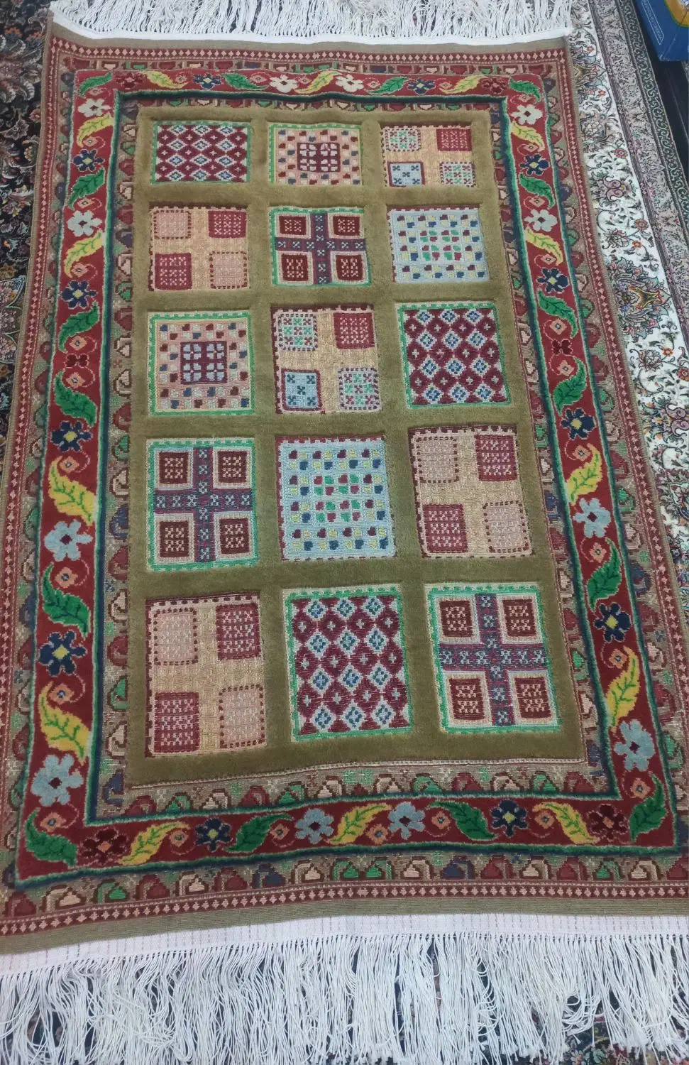 فروش گلیم فرش دستبافت نو|گلیم، جاجیم، گبه|لنگرود, |دیوار