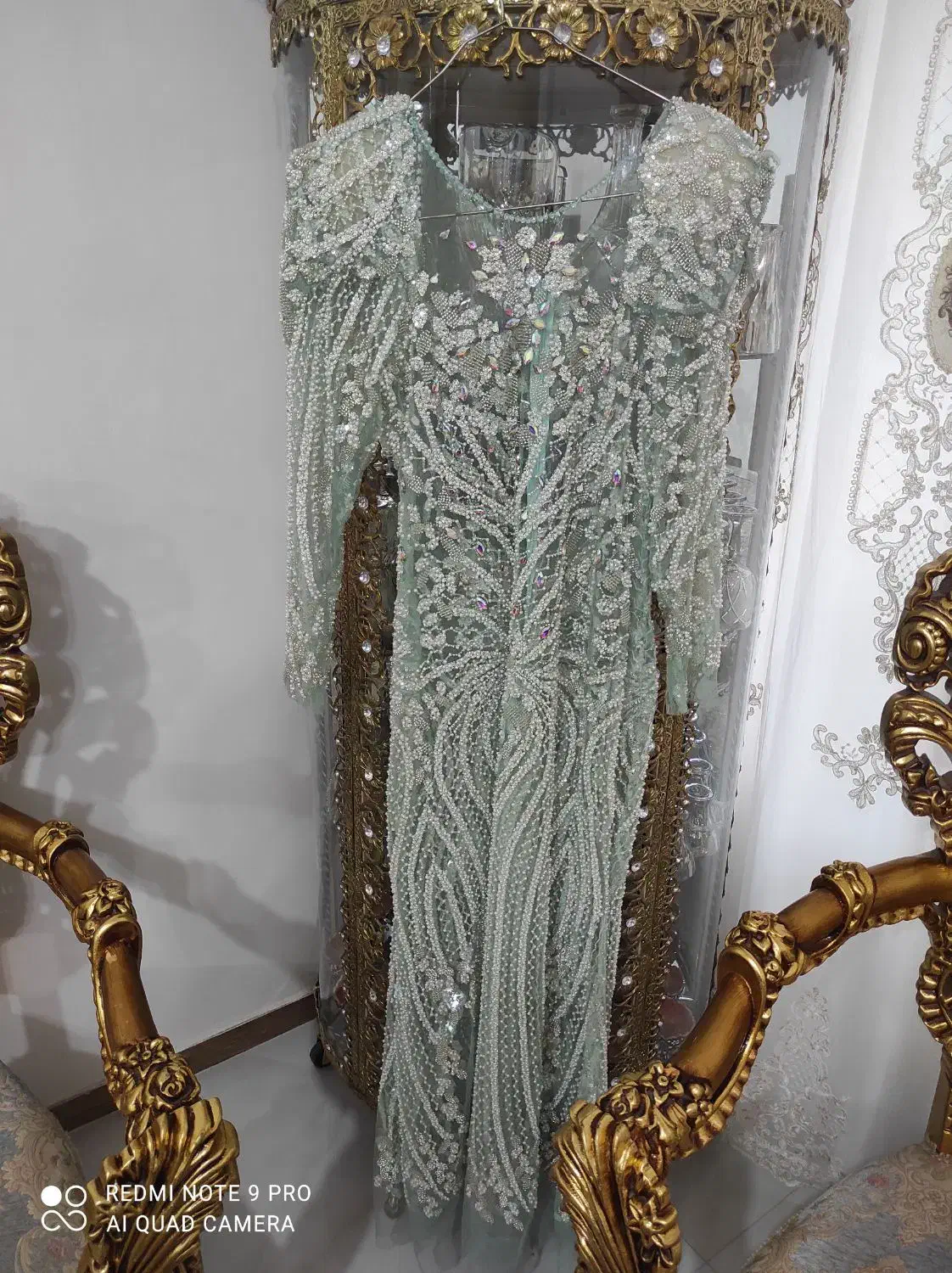 لباس مجلسی پنل فول کار شده|لباس|پارس‌آباد, |دیوار