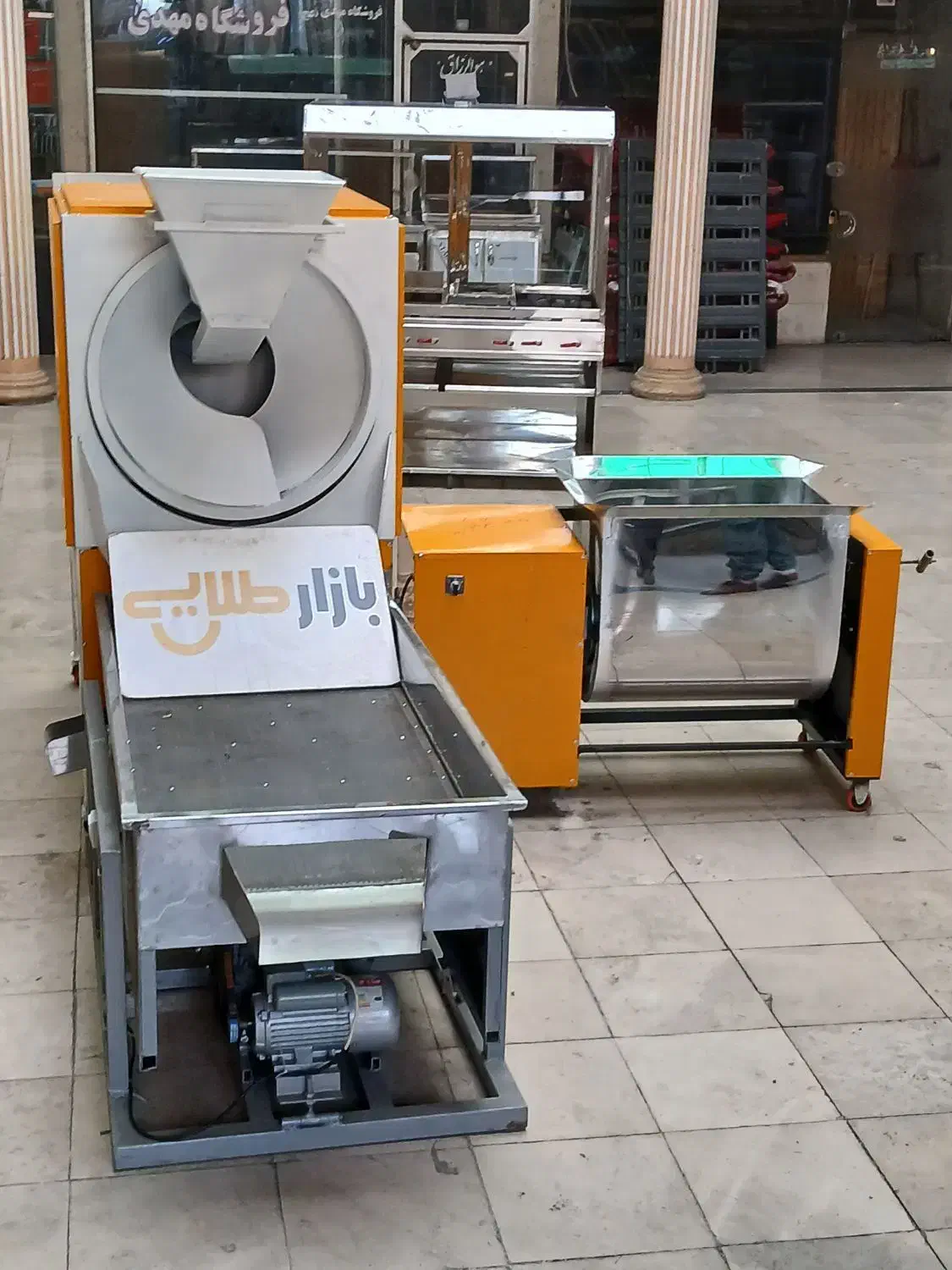 منقل کباب پز کته پزی تخمه شور کاری صنعتی همزن برقی|فروشگاه و مغازه|شیروان (خراسان), |دیوار