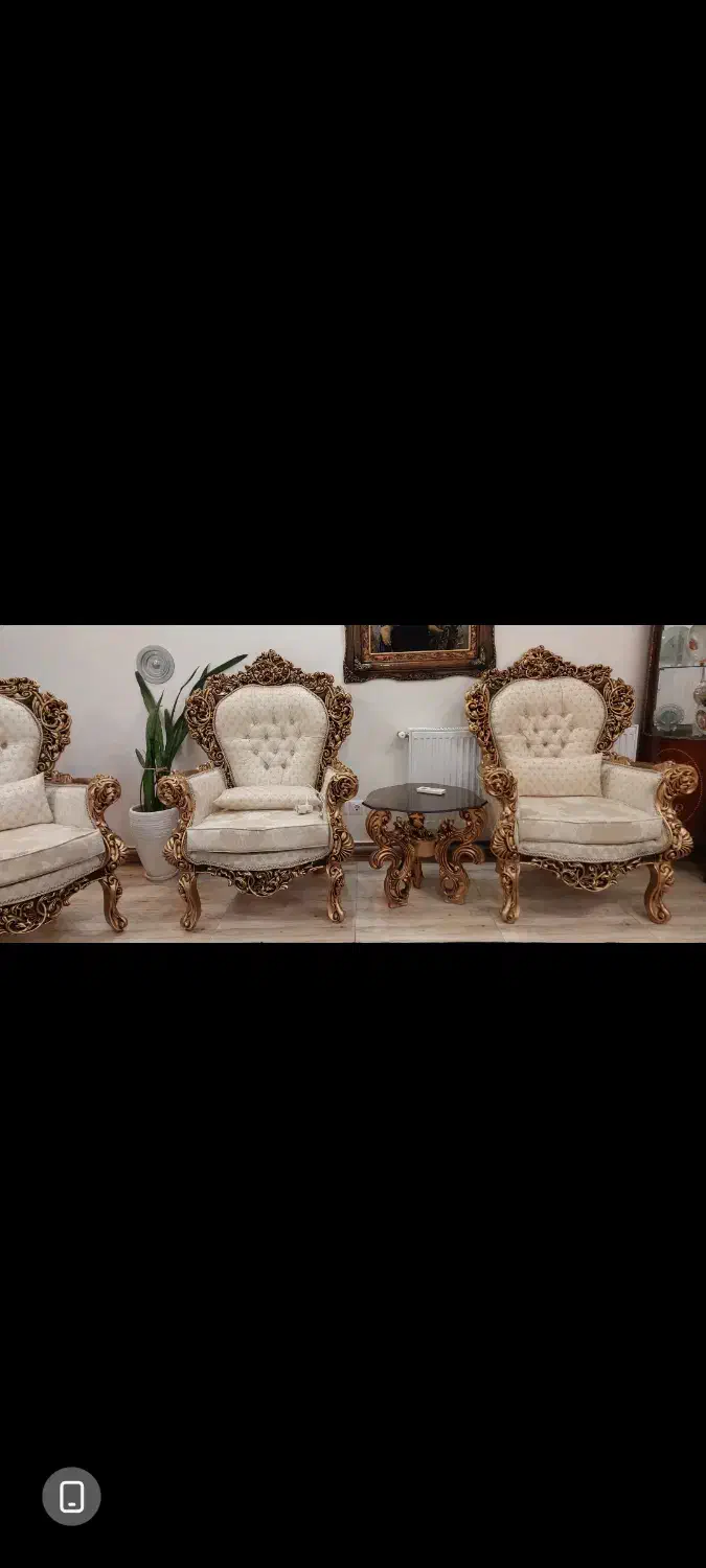 مبل سلطنتی بسیار شیک|مبلمان خانگی و میز عسلی|مرند, |دیوار