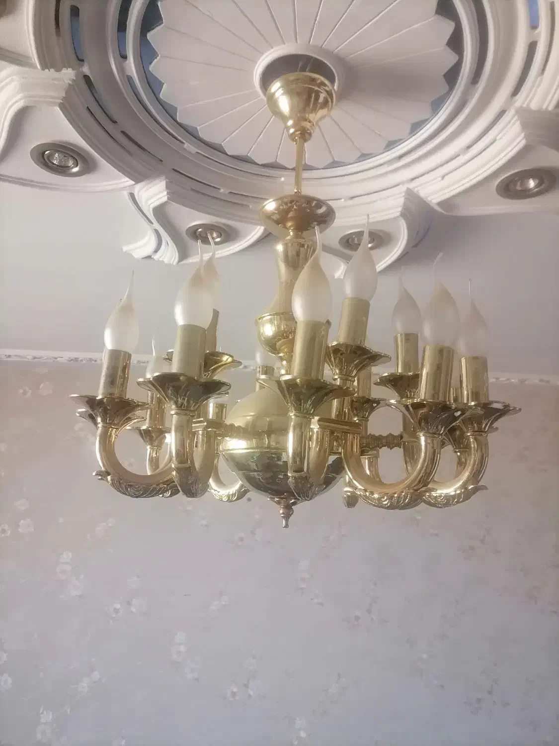 لوستر|لوستر و چراغ آویز|آباده, |دیوار