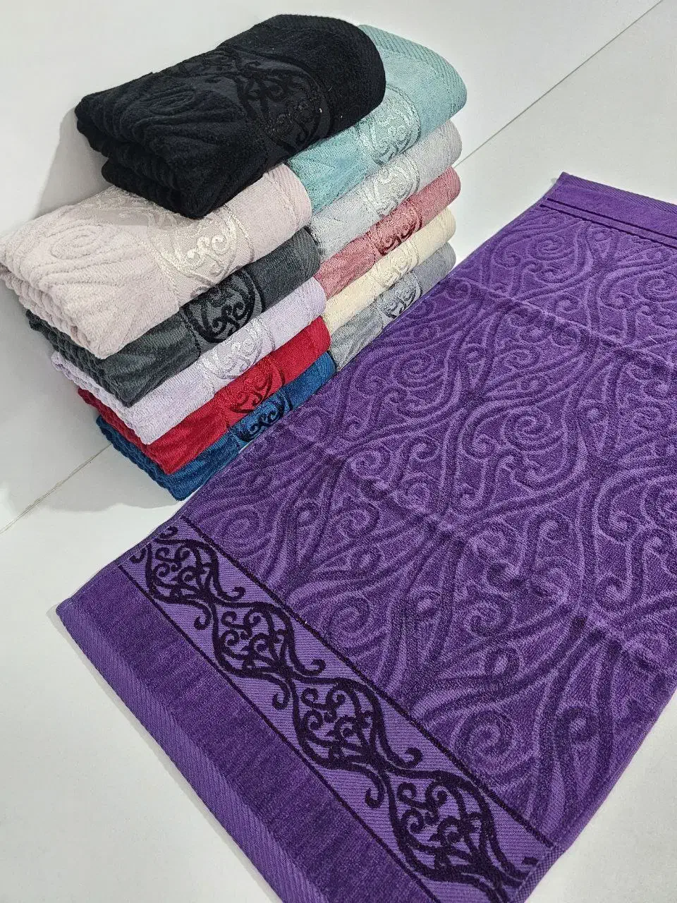 حوله دستی مخمل ترک|سفره، حوله، دستمال آشپزخانه|کرمان, |دیوار