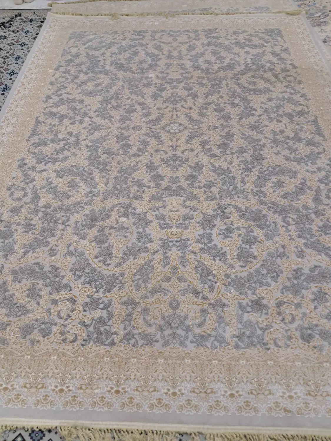 ۲تخته فرش۹متری طلاکوب۱۲۰۰شانه درحدجهیزیه|فرش|تهران, فردوس|دیوار