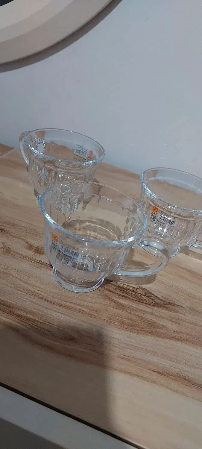 پک ۶عددی استکان پایه دار|ظروف سرو و پذیرایی|اهواز, رسالت|دیوار