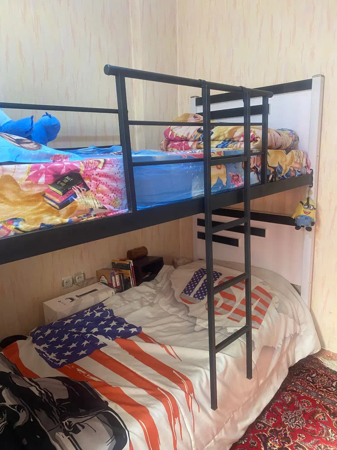 تخت نوجوان دوطبقه|تخت و سرویس خواب|تهران, امیر بهادر|دیوار