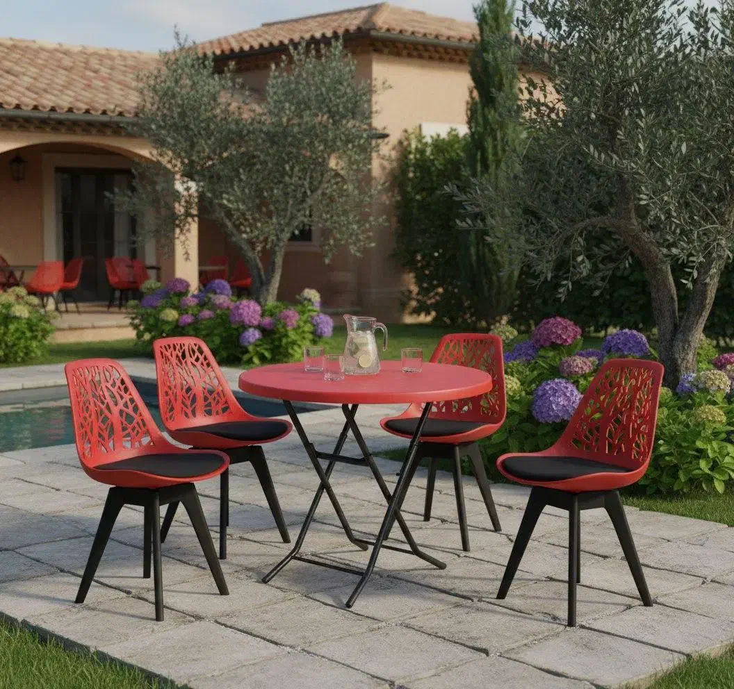 صندلی پلاستیکی برگ کد 730|میز و صندلی غذاخوری|کوهدشت, |دیوار