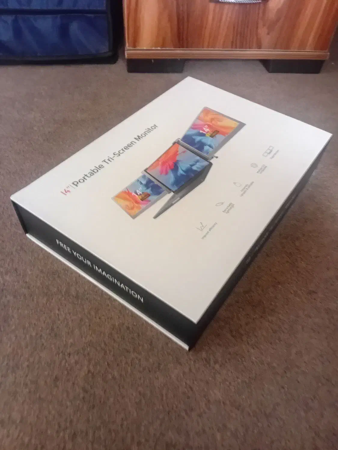 مانیتور سه گانه قابل حمل ۱۴ اینچ برای لپ تاپ|قطعات و لوازم جانبی رایانه|تبریز, |دیوار