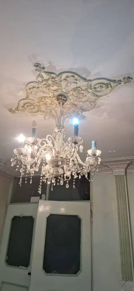 لوستر شیشه‌ای|لوستر و چراغ آویز|ازنا, |دیوار