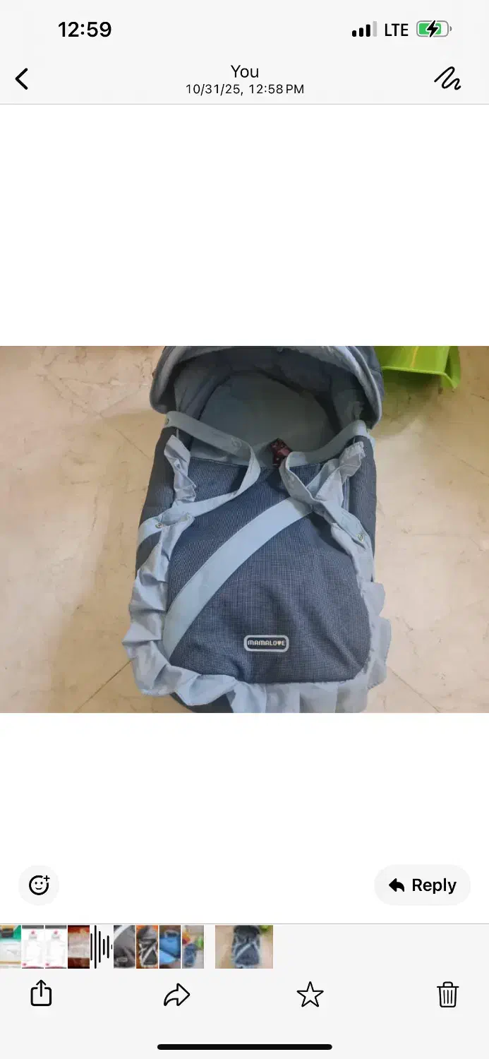 ساک حمل نوزاد مامالاوmamalove|اسباب و اثاث بچه|تهران, زعفرانیه|دیوار