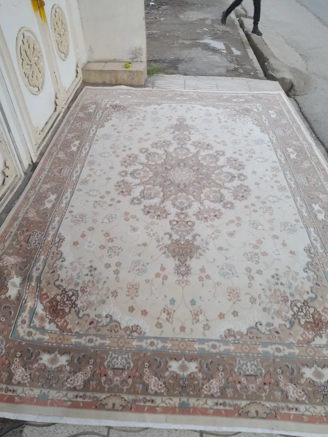دو تخته فرش 9 متری تمام نخ اصل 500 شانه|فرش|بانه, |دیوار