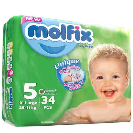 پوشک مولفیکس سایز 4،5،6|اسباب و اثاث بچه|قم, بنیاد|دیوار