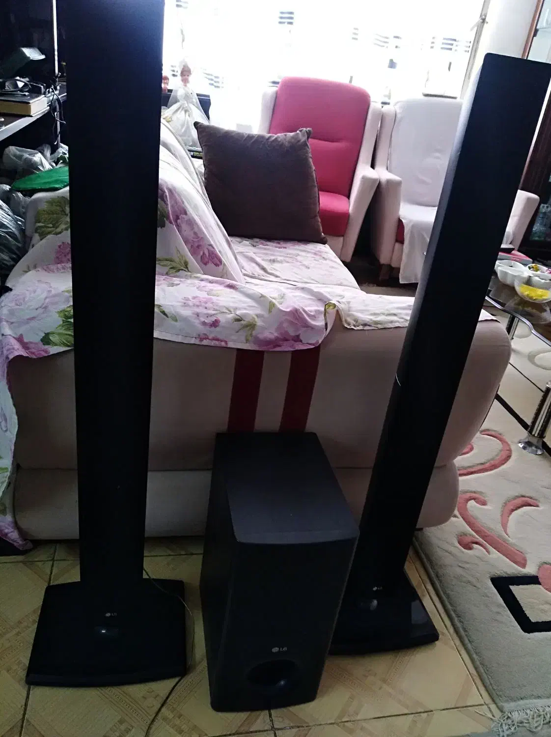 باند و ساب ایستاده الجی سالم و تمیز|سیستم صوتی خانگی|فردیس, فرامرزیه|دیوار