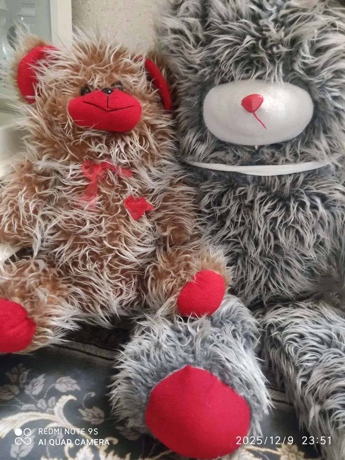 خرس بزرگ طوسی رنگ|اسباب‌بازی بچه|مشهد, کوی دروی|دیوار