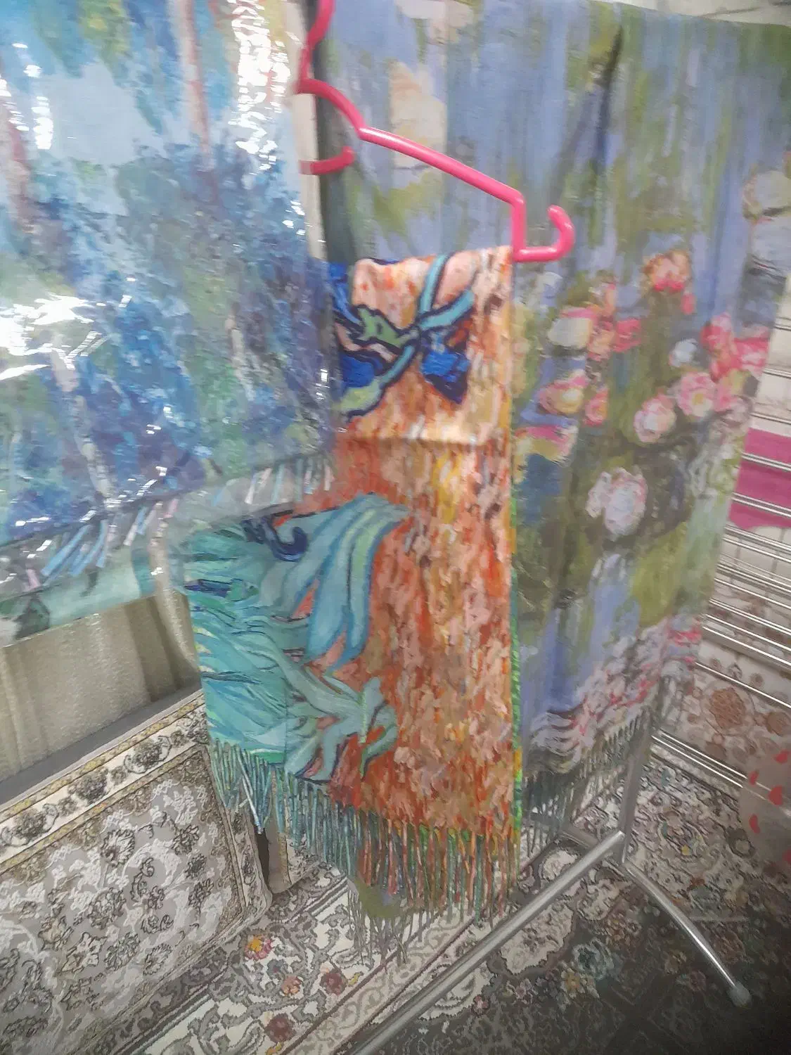 شال نقاشی موهر|لباس|مشهد, سجاد شهر|دیوار