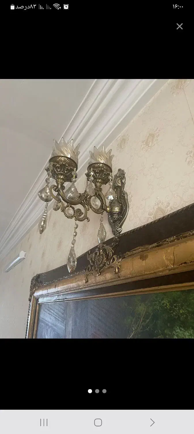 لوستر ۶شاخه دوبل و۸شاخه|لوستر و چراغ آویز|بجنورد, |دیوار