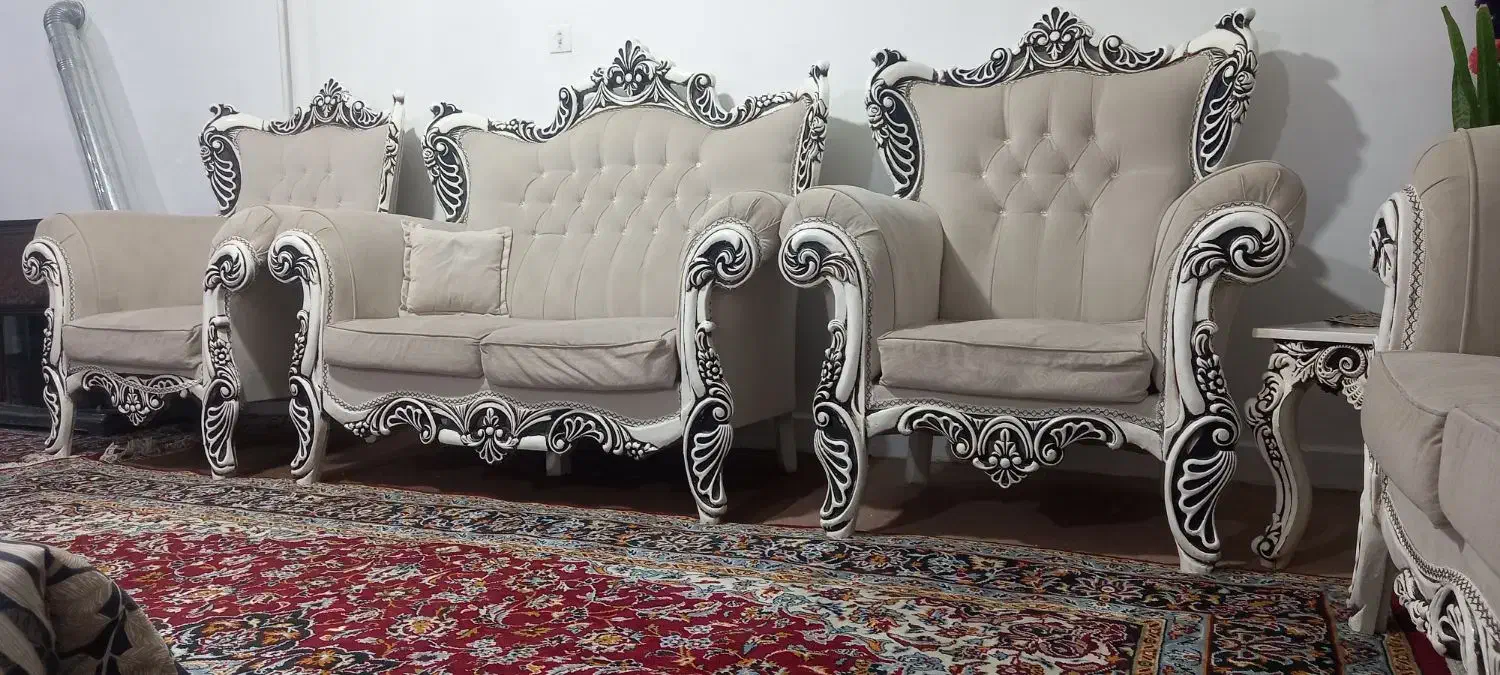 مبل سلطنتی|مبلمان خانگی و میز عسلی|زنجان, |دیوار