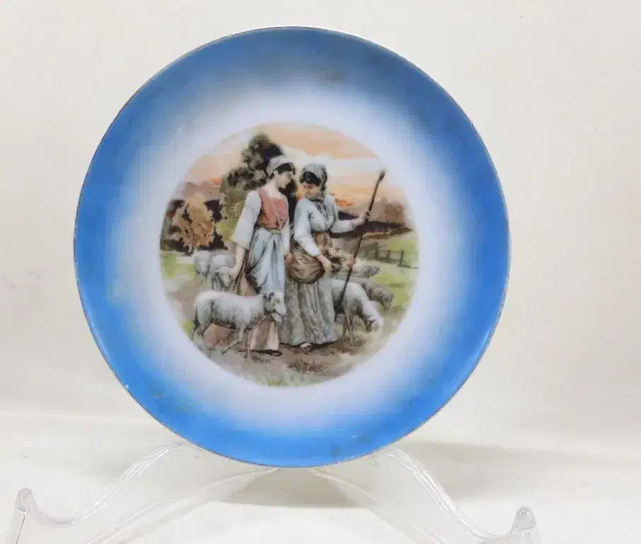 بشقاب قدیمی مارک فرمایش هاشم رسول منش|کلکسیون اشیاء عتیقه|گنبد کاووس, |دیوار