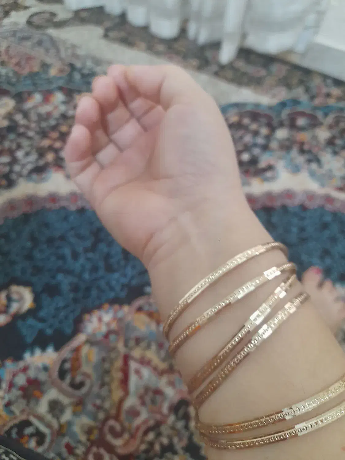 النگو طلا روس رنگ ثابت|زیورآلات و اکسسوری|رشت, معلولین|دیوار