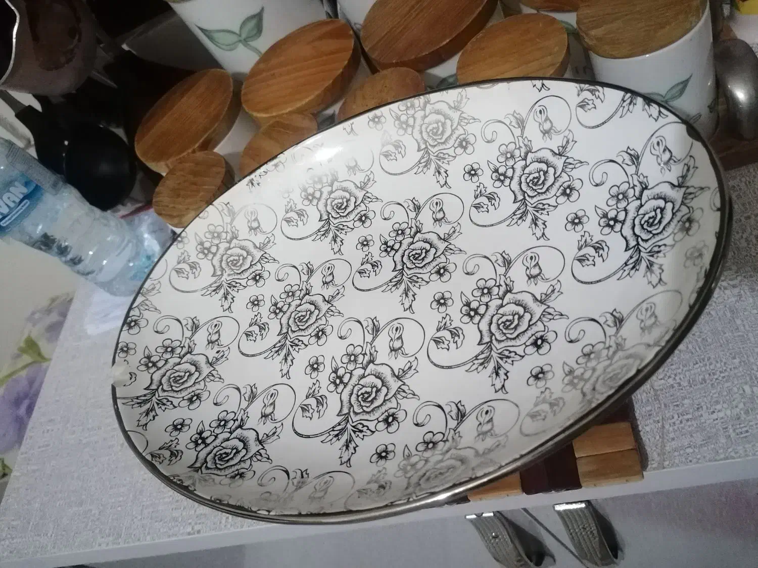 دیس شیرینی خوری کاسه میوه خوری فروش فوری|ظروف سرو و پذیرایی|پرند, فاز ۶|دیوار