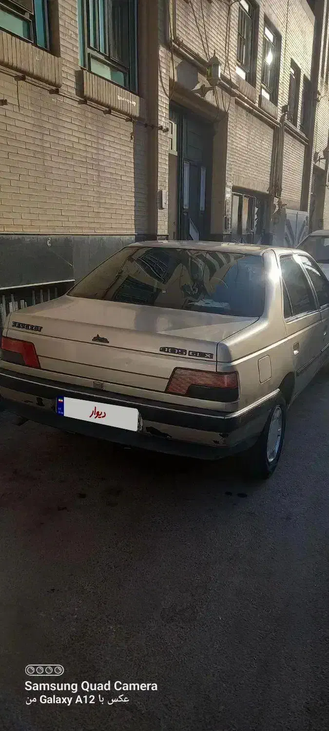 ۴۰۵ مدل ۸۴ رنگ بژ متالیک|خودرو سواری و وانت|حمیدیا, |دیوار