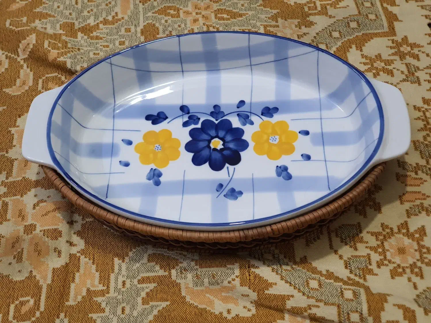 ظرف مرغ خوری  گل پنبه|ظروف سرو و پذیرایی|تهران, صد دستگاه|دیوار