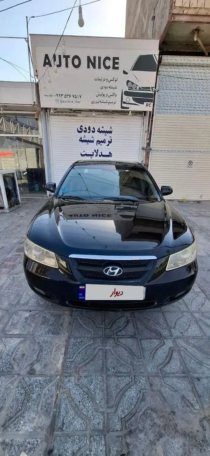 سونوتا ۲۰۰۸ مشکی|خودرو سواری و وانت|مشهد, کوی سیدی|دیوار