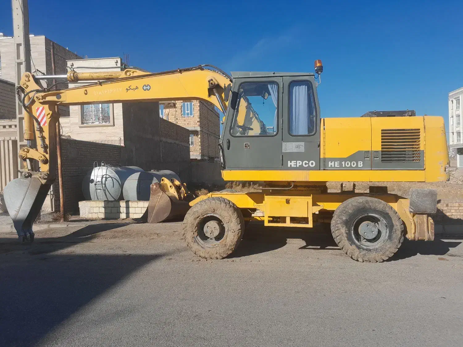 بیل مکانیکی هپکو ۹ سال خواب|خودرو سنگین|جوادآباد, |دیوار