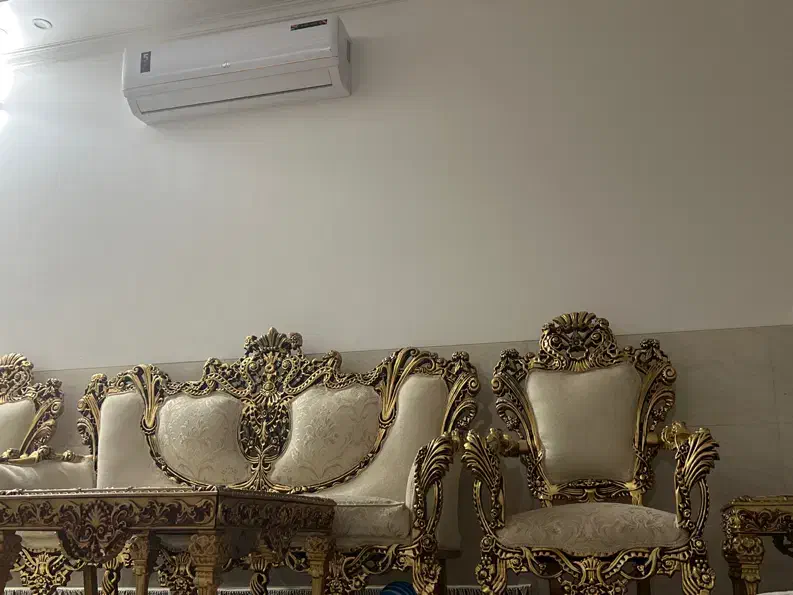 مبل استیل تمام چوب راش|مبلمان خانگی و میز عسلی|یزد, |دیوار