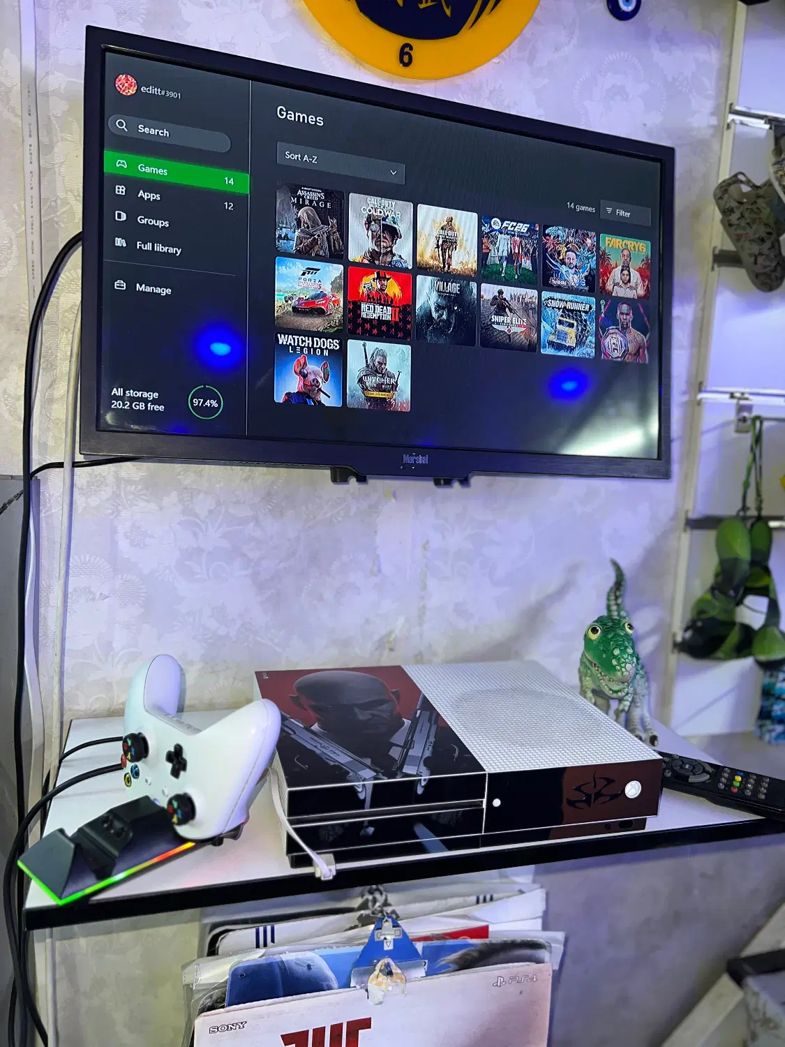 xbox one s 4k 1 tb full game|کنسول، بازی ویدئویی و آنلاین|تهران, هفت حوض|دیوار