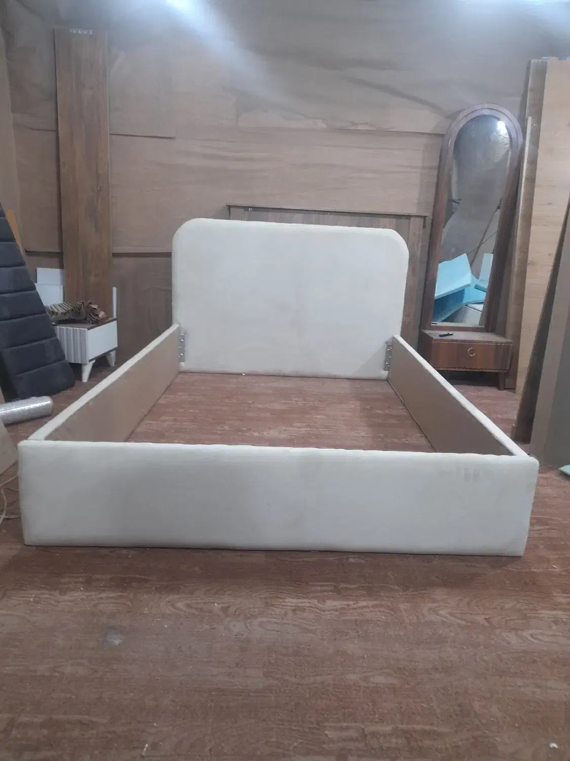 تخت خواب باکس هتلی مدل پارچه ای|تخت و سرویس خواب|تهران, شهید رجایی|دیوار