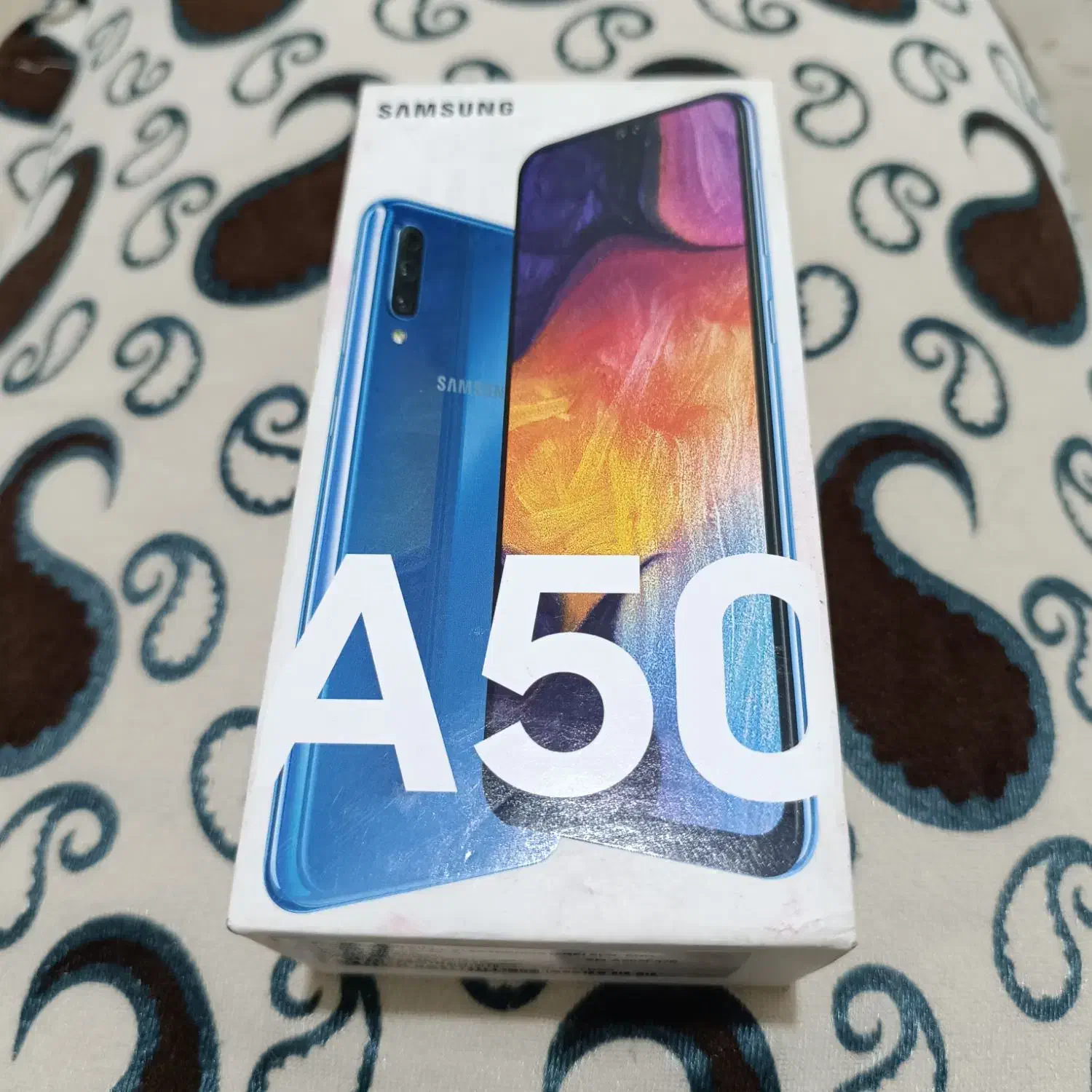 کارتن اصلی سامسونگ a50|لوازم جانبی موبایل و تبلت|تهران, شهرک هما|دیوار