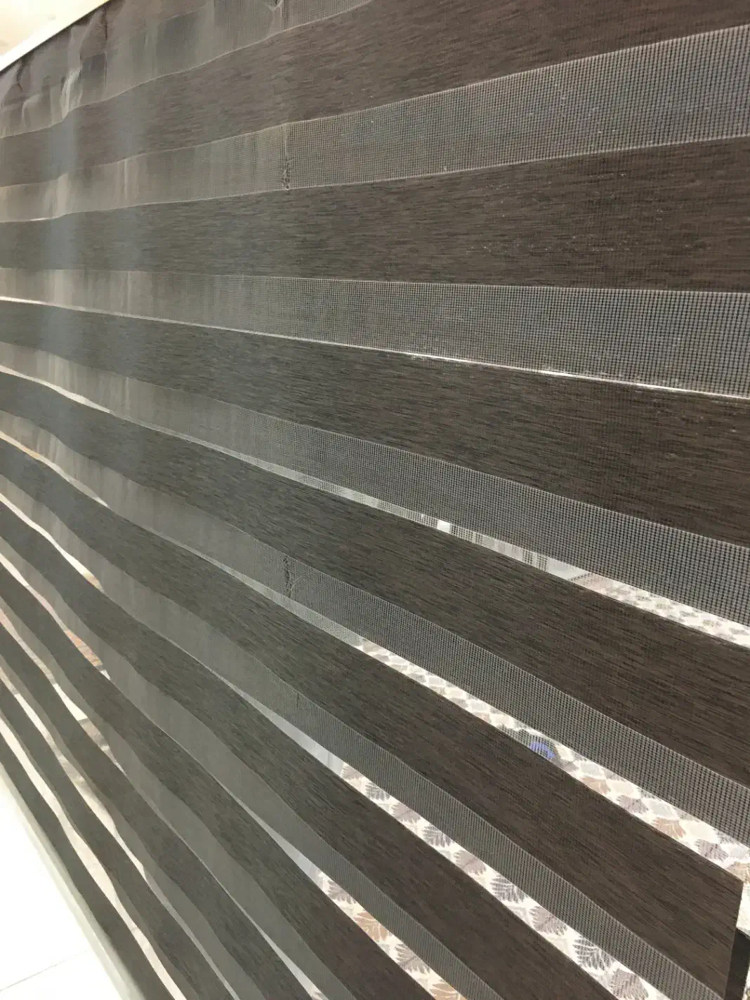 پرده زبرا قهوه ای تیره|پرده، رانر، رومیزی|رشت, گلسار|دیوار