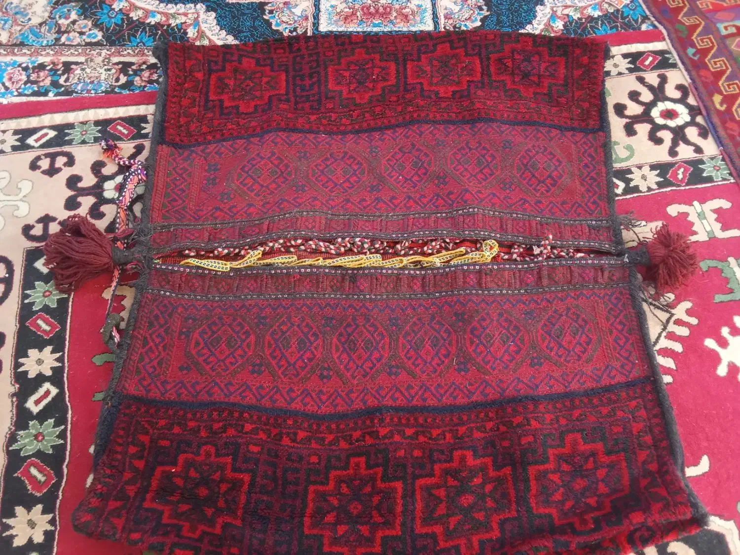 فرش.خورجین.چوقا.دستباف|فرش|ابریشم, |دیوار