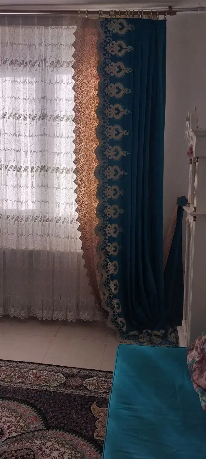 پرده با والن|پرده، رانر، رومیزی|محمدیه-قزوین, |دیوار