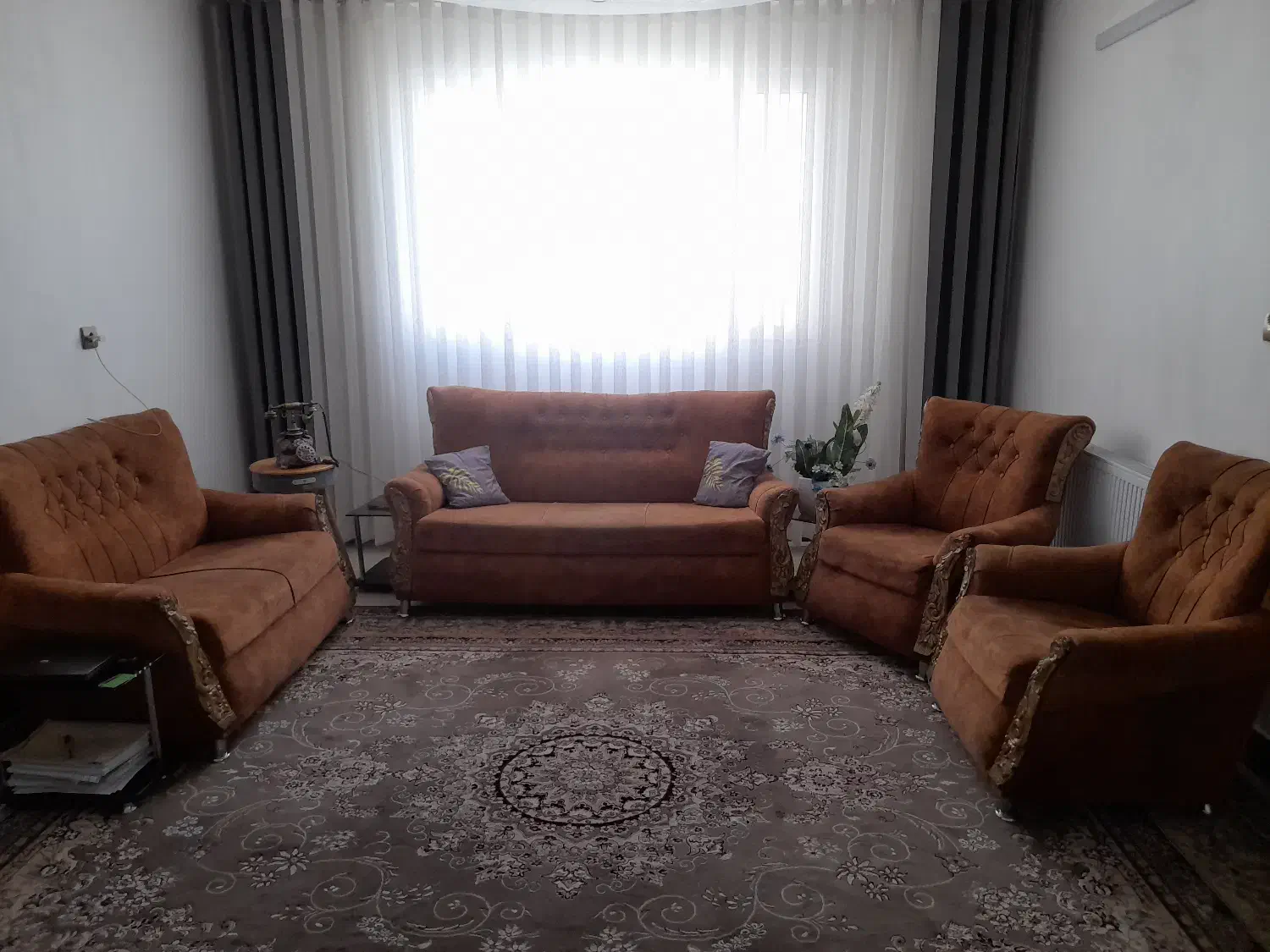 فروش مبل هفت نفره|مبلمان خانگی و میز عسلی|تاکستان, |دیوار