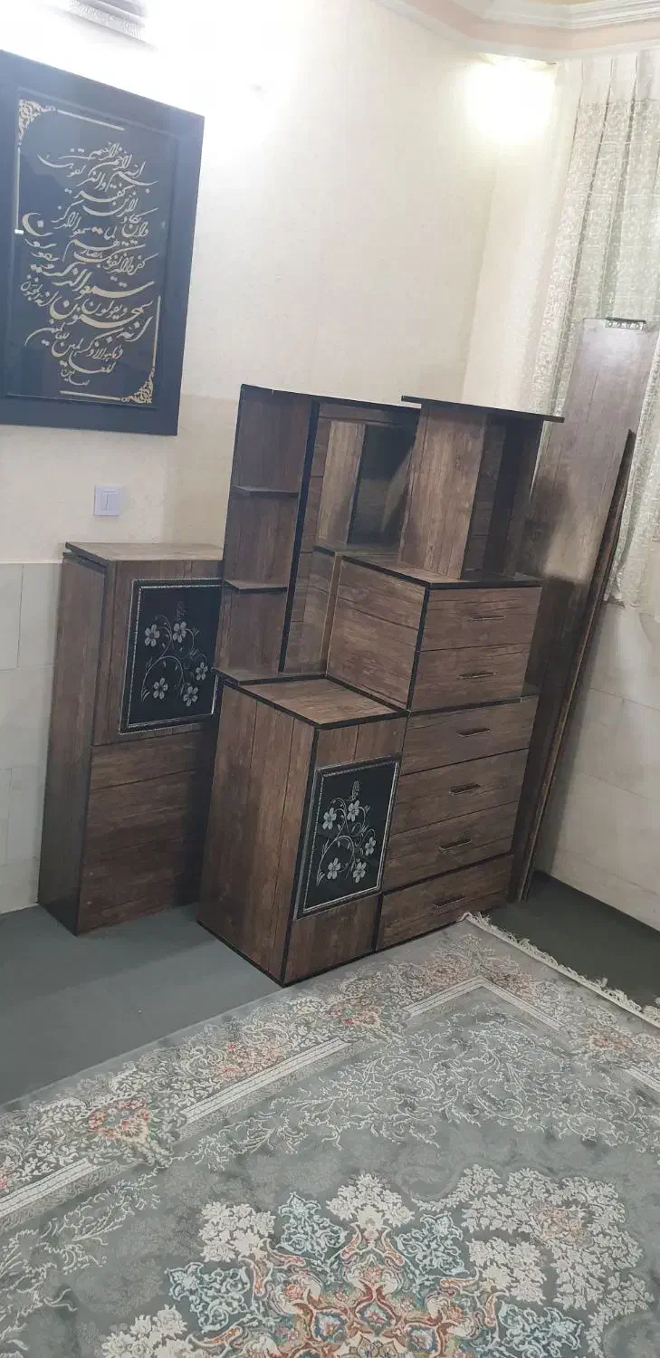 دراور ام دی افmdf سالم ودرحدمعاوضه بالوستر وقناری|تخت و سرویس خواب|ری, علایین|دیوار